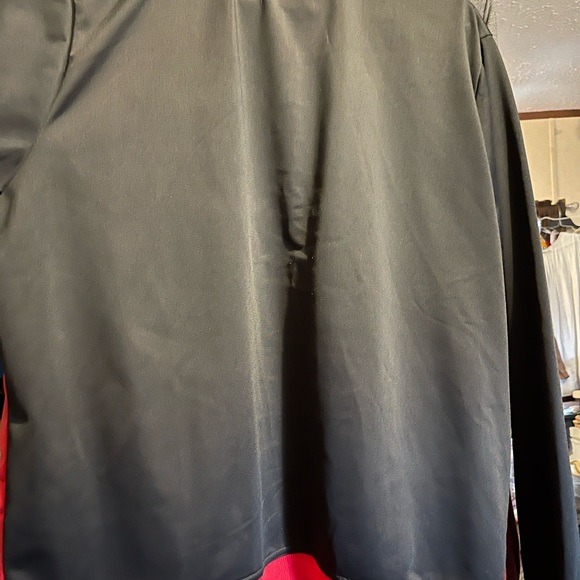 BCG XL red and black zip up light weight jacket - Picture 2 of 7